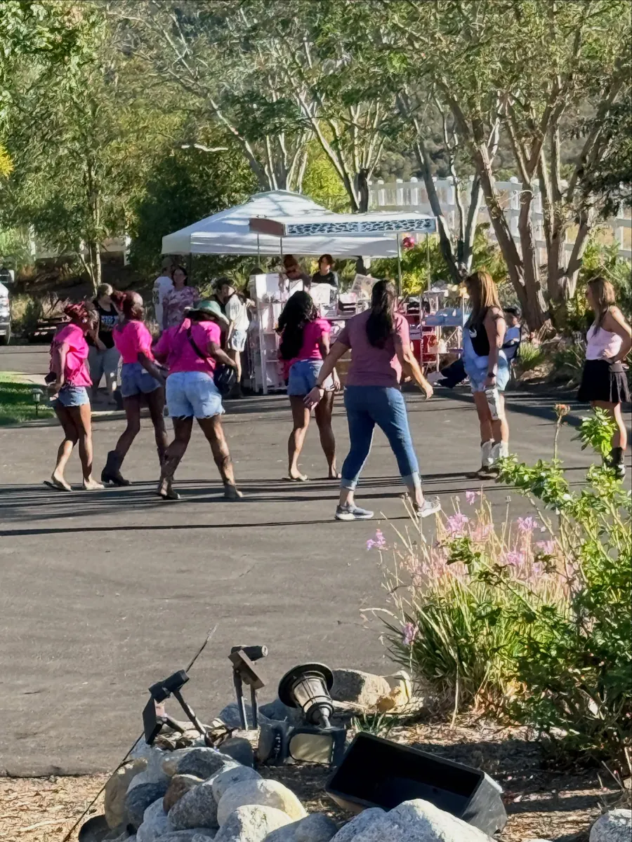 Guests gathered on the grounds during the Grand Opening